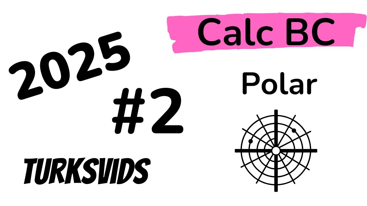 2025 AP Calculus BC FRQ #2: Polar!