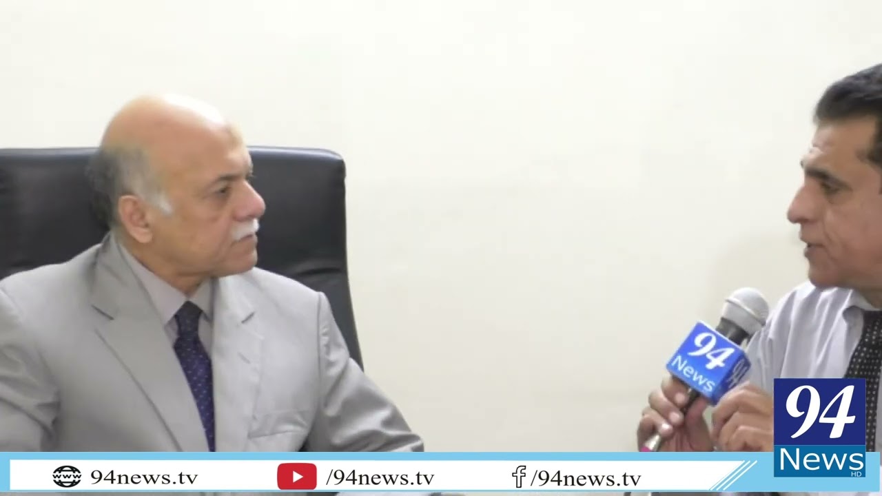 WAFAQI MOHTASIB ADVISOR GHAZANFER MEHDI INTERVIEW WITH MIAN NADEEM AHMAD 94 NEWS