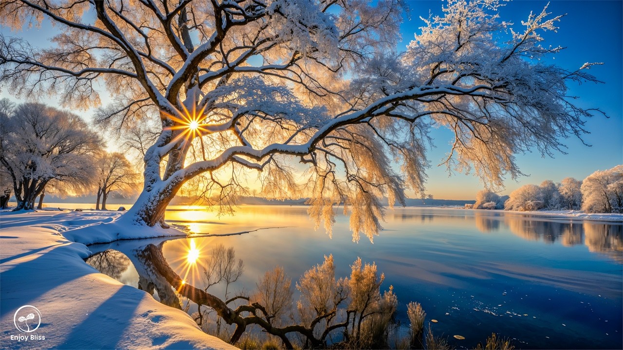 Peaceful Relaxing Music, Tranquil instrumental sounds to reduce stress ❄️The Wildlife of Winter