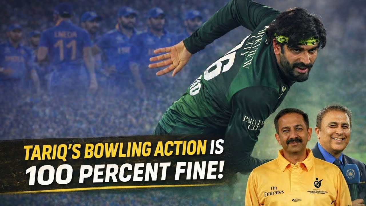 Usman Tariq Bowling Action Explained | Gavaskar & Anil Chaudhary Support Him