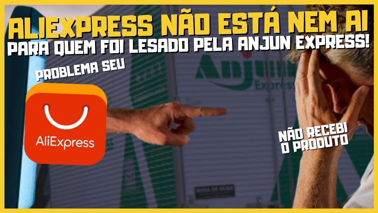 ANJUN EXPRESS E GOLPE COM STATUS DE ENTREGUE ! SE CAIU NESSA ESQUE&Ccedil;A SEU REEMBOLSO ALIEXPRESS !
