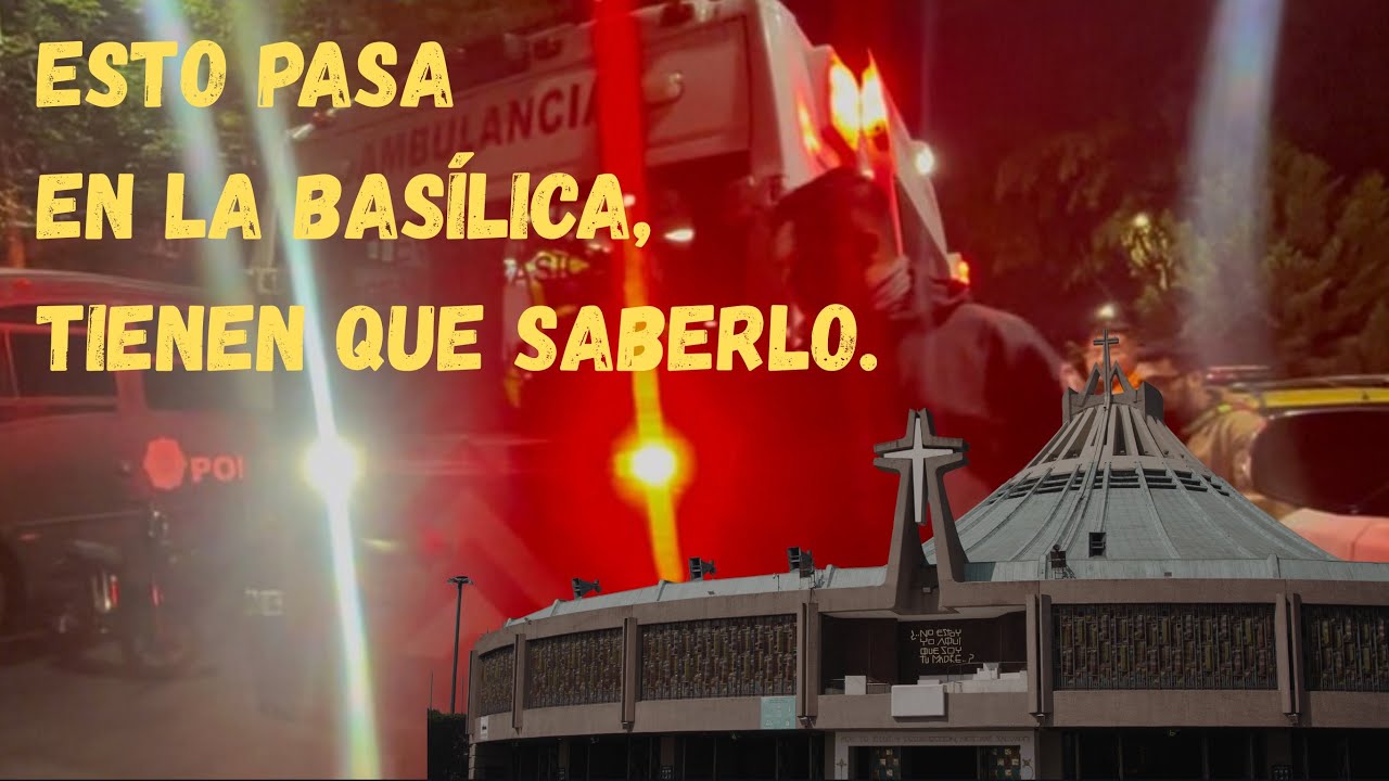 Esto pasa en la Basílica, tienen que saberlo.