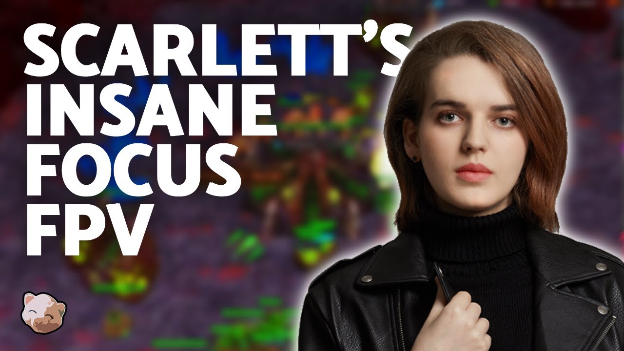 FPV: SCARLETT Refuses to Die vs Protoss Harassment! - StarCraft 2