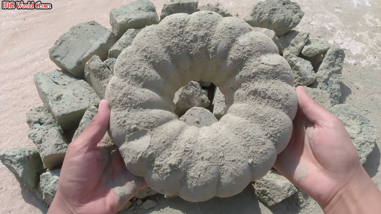 New 🔥Green mud fully dry floor and clay pot crumbling video 💣satisfying video