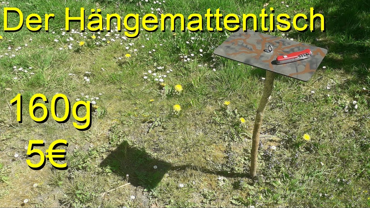 Lightweight Hängemattentisch DIY