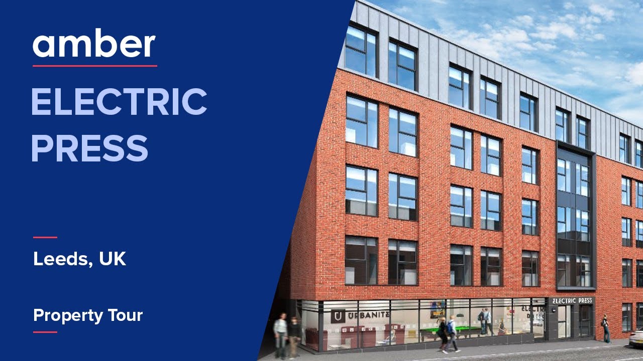 Property Tour | Electric Press, Sheffield | Student Accommodation in UK | amber