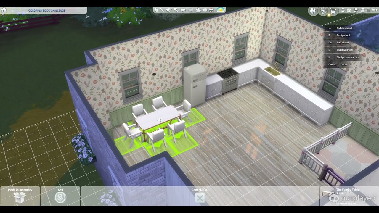 Sims 4 coloring book challenge part 2