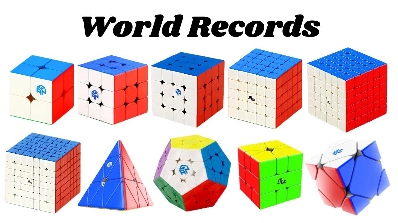All WCA World Records official Singles😮 