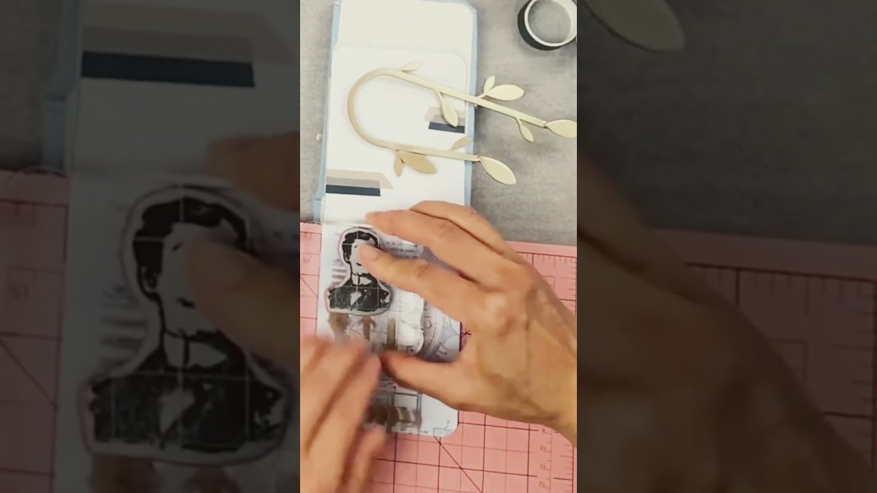 How to Layer Stamps in a Scrapbook😯😘😊☝