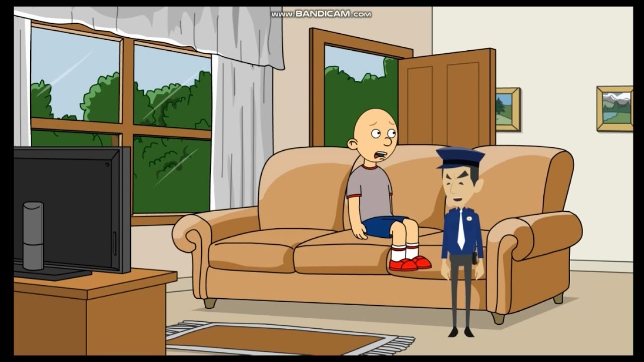 Classic Caillou buys an illegal DirecTV cable box/Arrested/Grounded