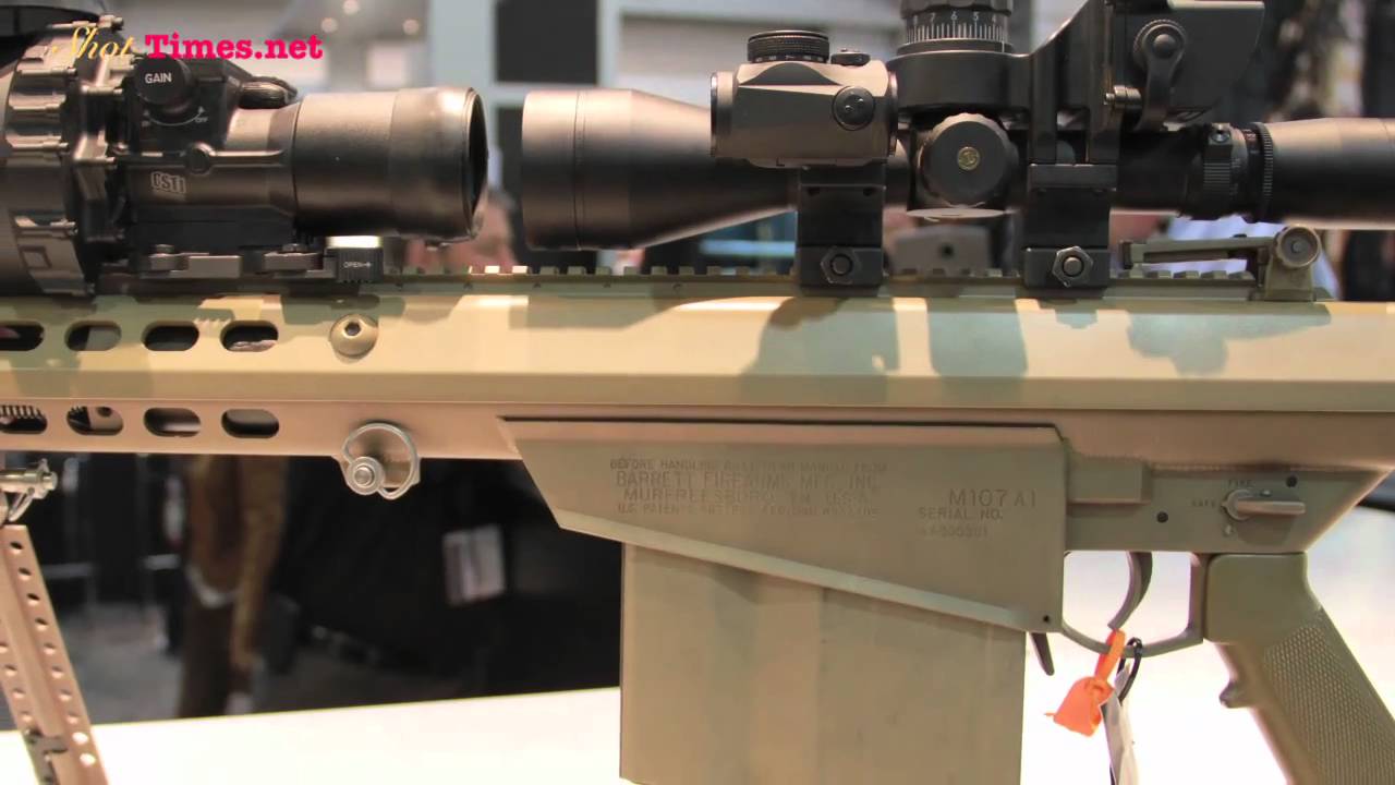2011 Barrett M107A1 SASR Rifle with Suppressor