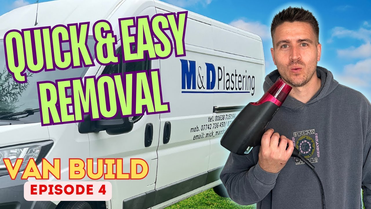 Виниловая наклейка для удаления надписей с фургона &mdash; UK Van Build Series