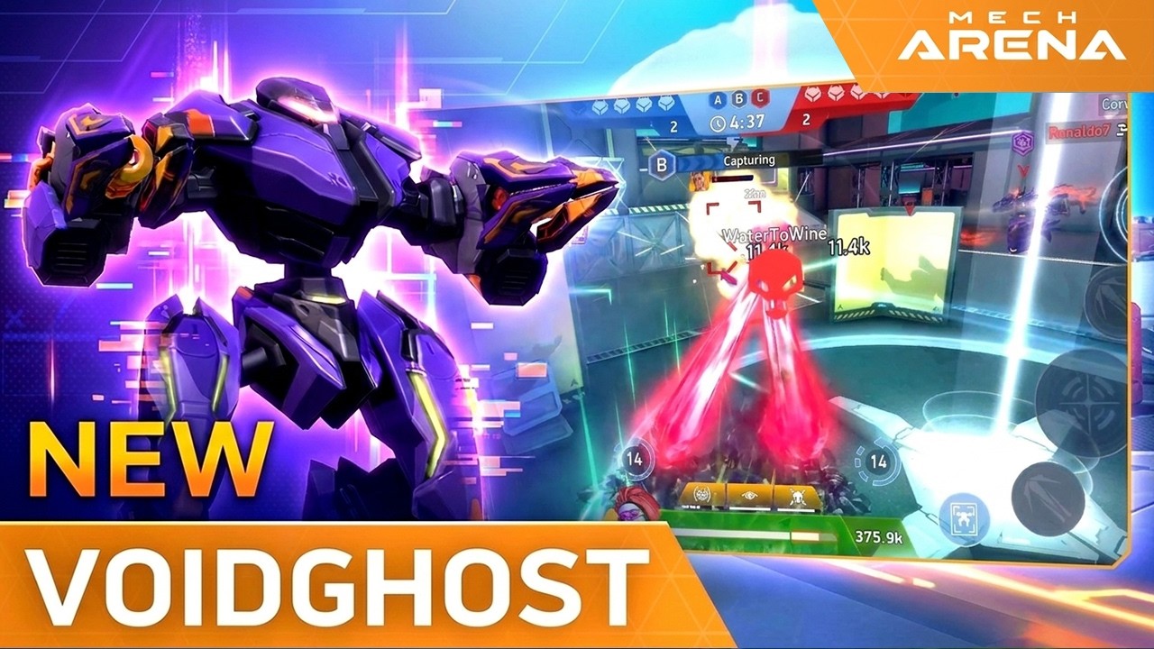 NOWY MECH VOIDGHOST I KAPSUŁA CZASU SPRZED 630 DNI! | Głosowa recenzja | Mech Arena