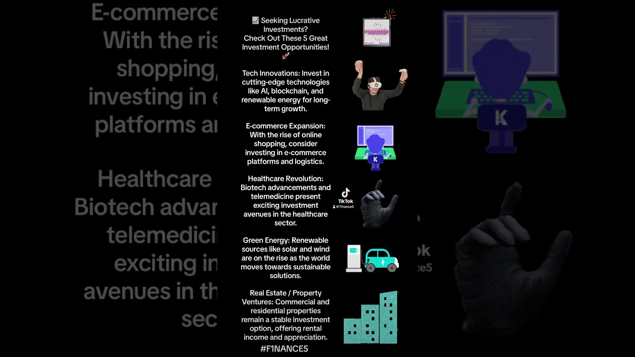 5 Great Investment Ideas from F1NANCE5 - 