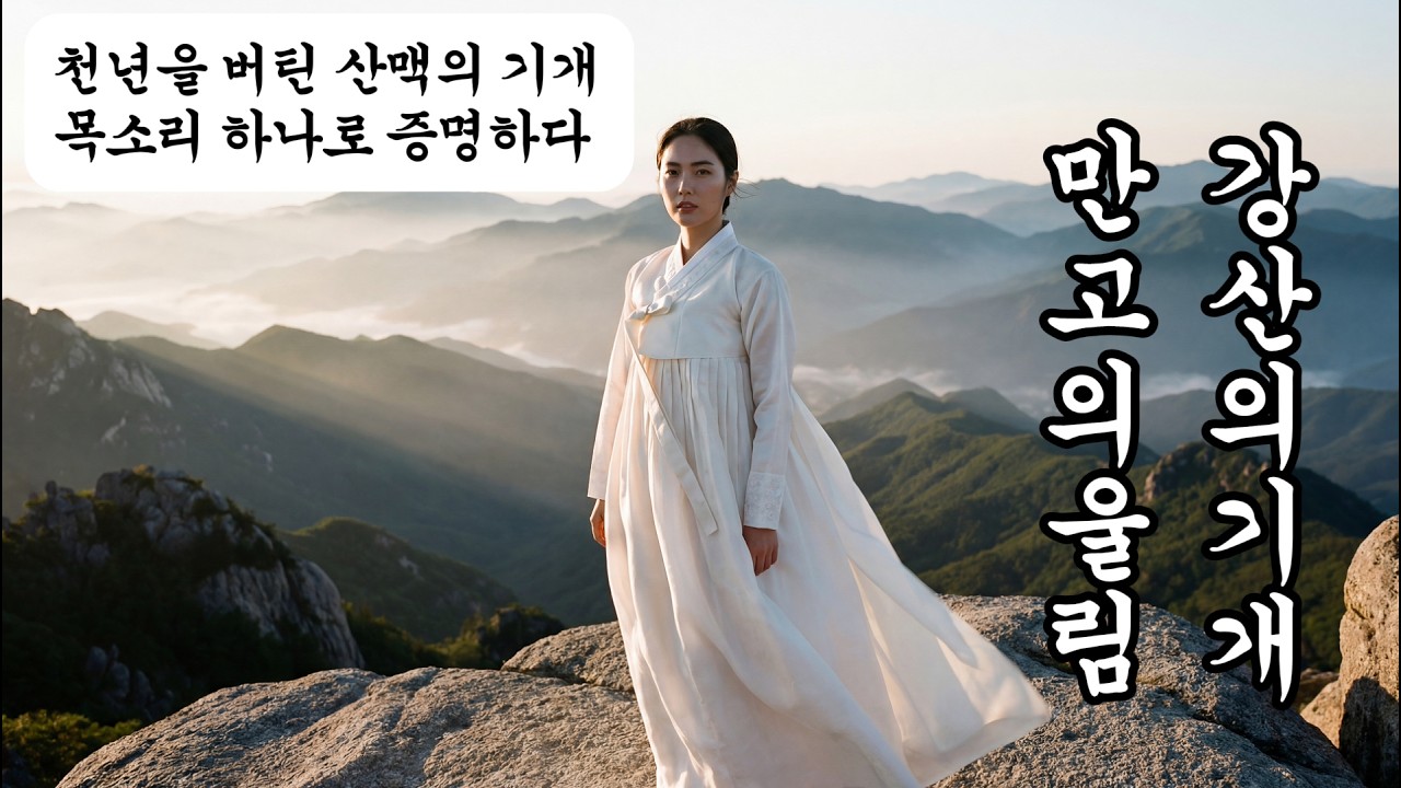 [소름주의] 목소리 하나로 백두대간을 깨우다.. '만고의 울림, 강산의 기개