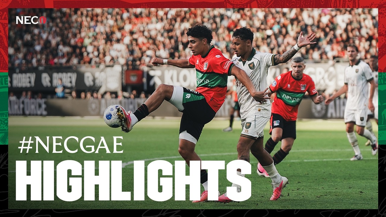 N.E.C. en Go Ahead na vroege treffers in evenwicht | Highlights #NECGAE