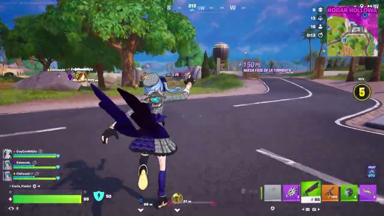 Sola contra 2 Squad y mi equipo en Narnia 😩​ - Blitz Royale