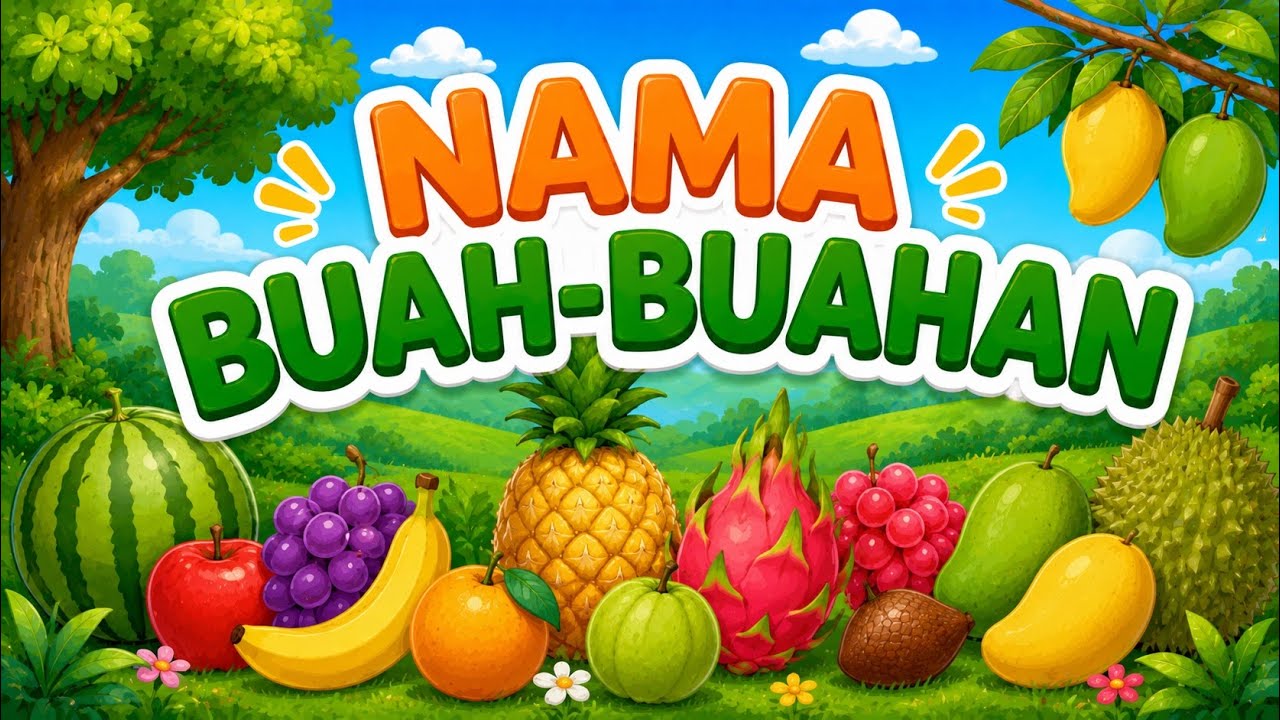 Nama-Nama Buah Indonesia & Inggris Terbaru 2026 | Part 1