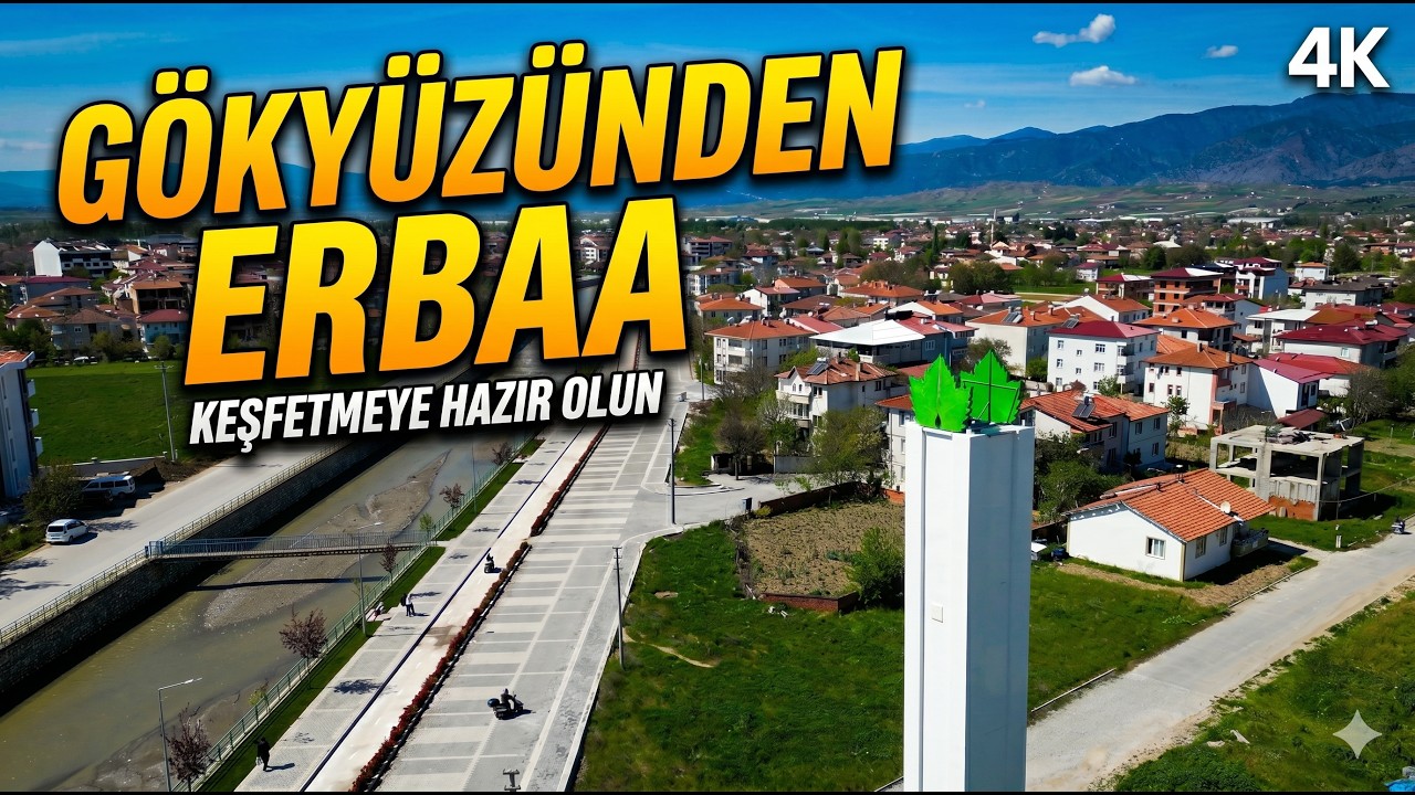Erbaa Şehir Merkezi: Havadan &Ccedil;ekim