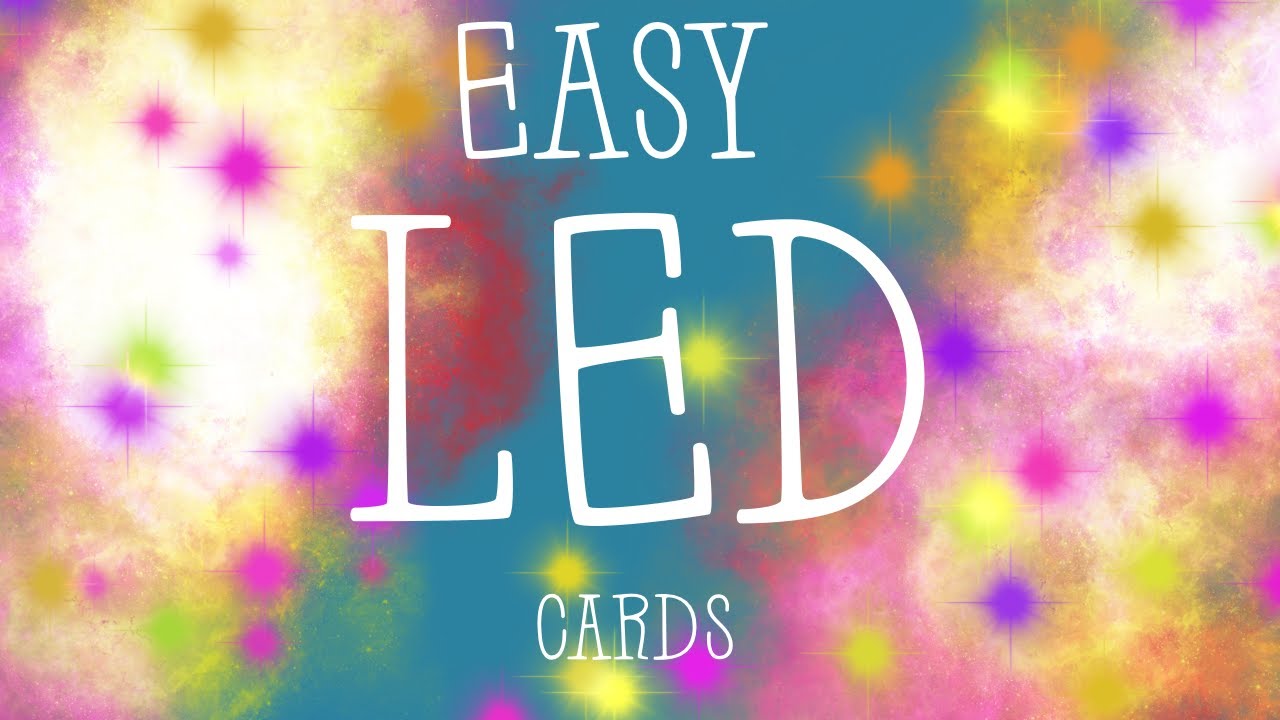 Spectacular LED Card - no complicated circuits!