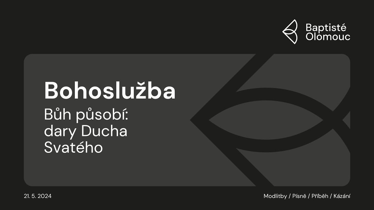 Nedělní bohoslužba Baptisté Olomouc Online (Ne 18.01.2026)