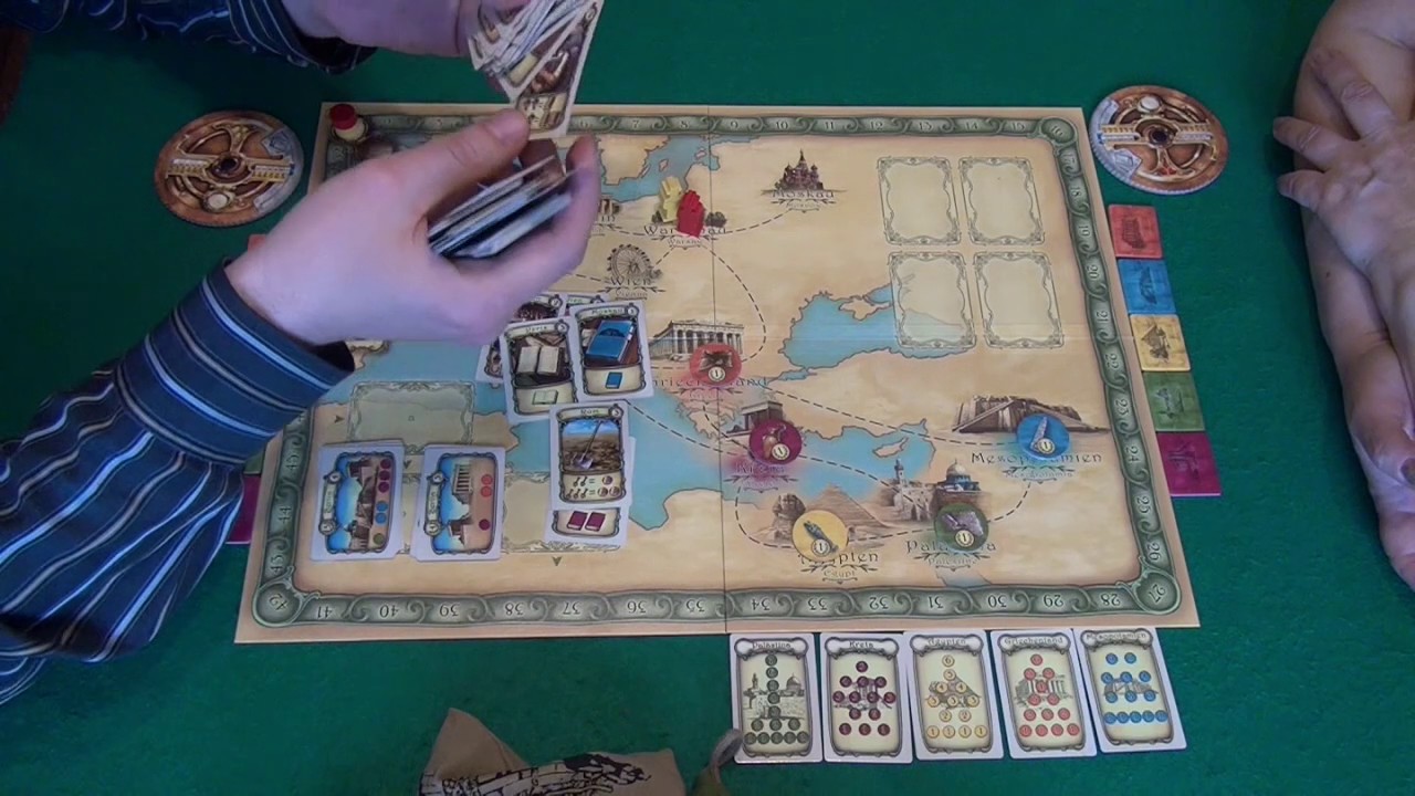 Thebes - играем в настольную игру.