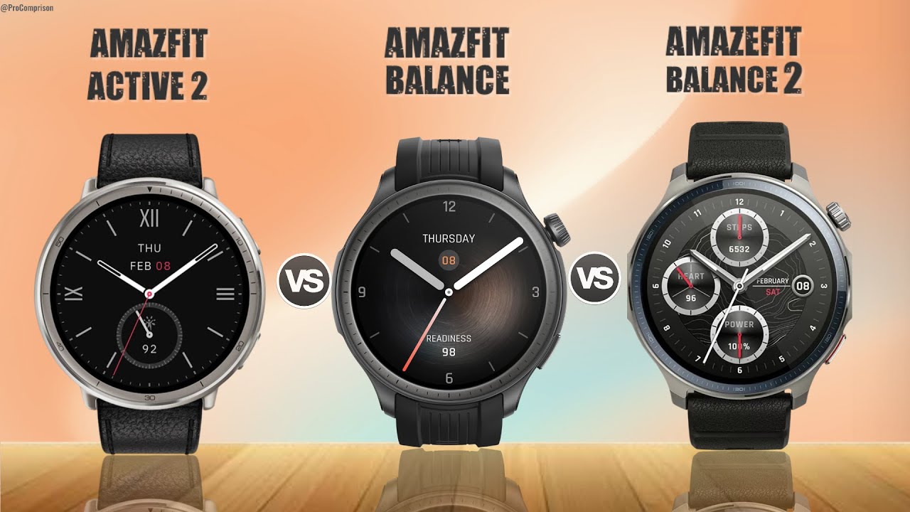Amazfit Active 2 vs Amazfit Balance vs Amazfit Balance 2 || Amazfit Watches Comparison