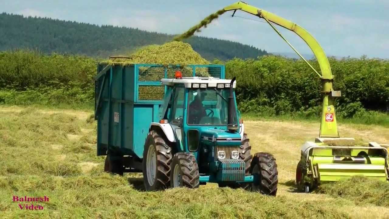 Silage in the Hills.  Trailed Jag.