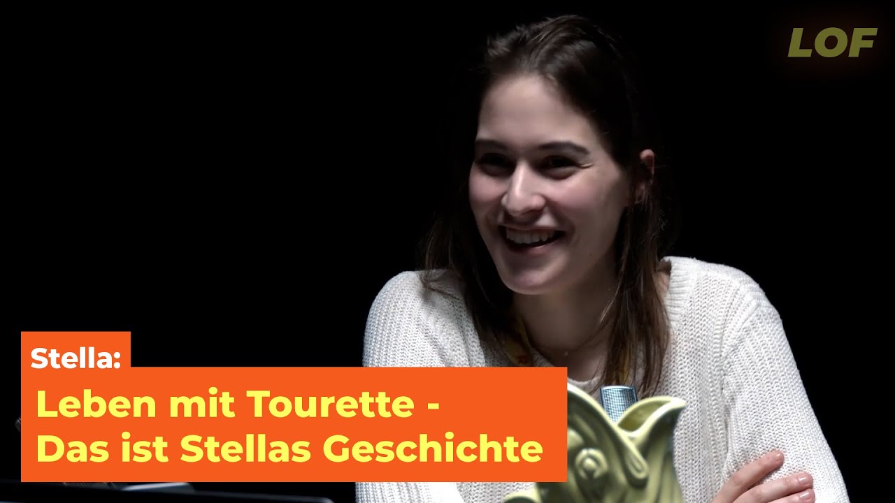 Stella lebt mit Tourette und erzählt ihre Geschichte beim Loudrare Online Festival 2024.