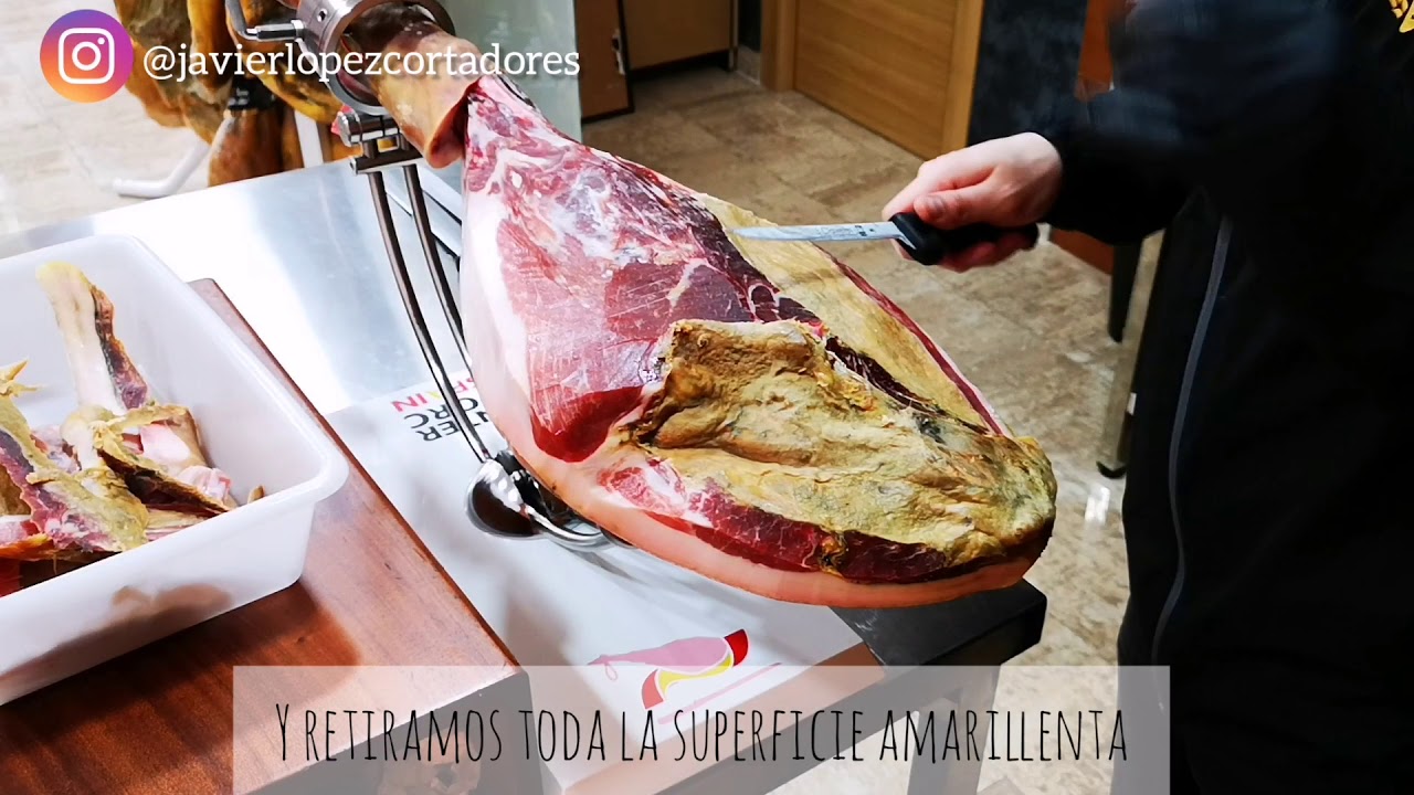 Cómo pelar un jamón paso por paso