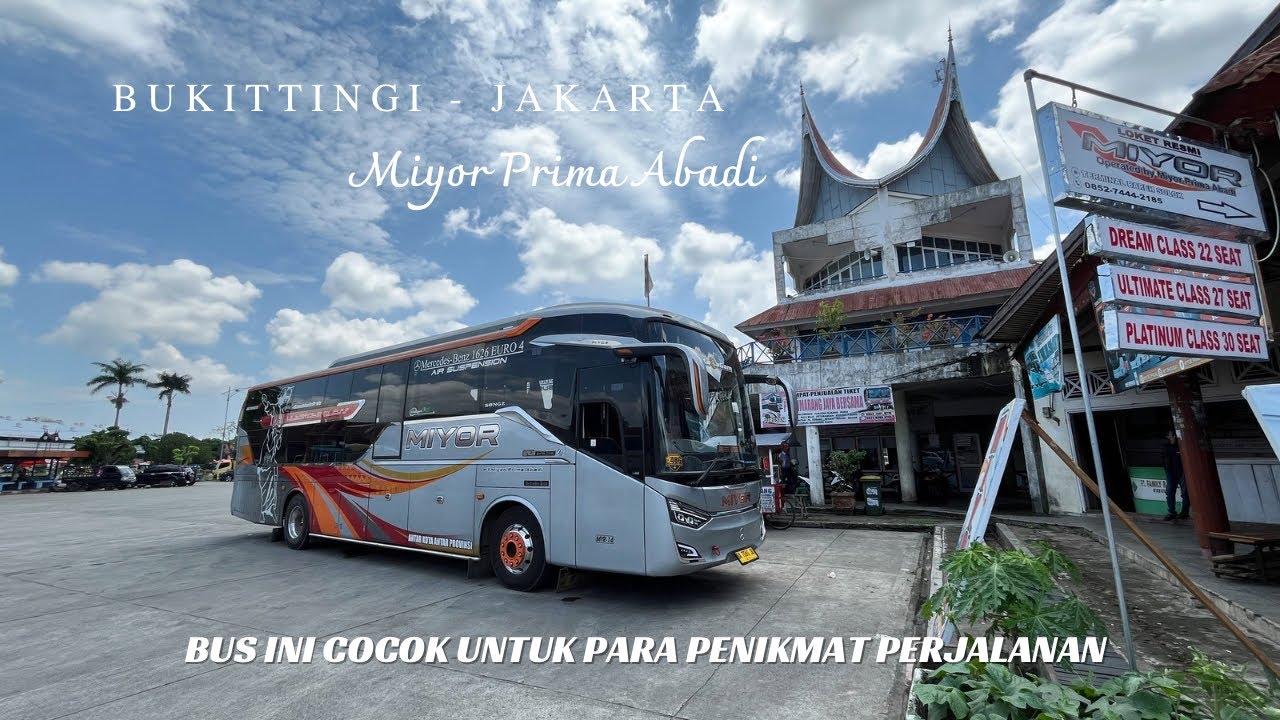 BUS INI COCOK UNTUK PENIKMAT PERJALANAN !!! Trip Bus Miyor Bukittinggi - Jakarta Part 1