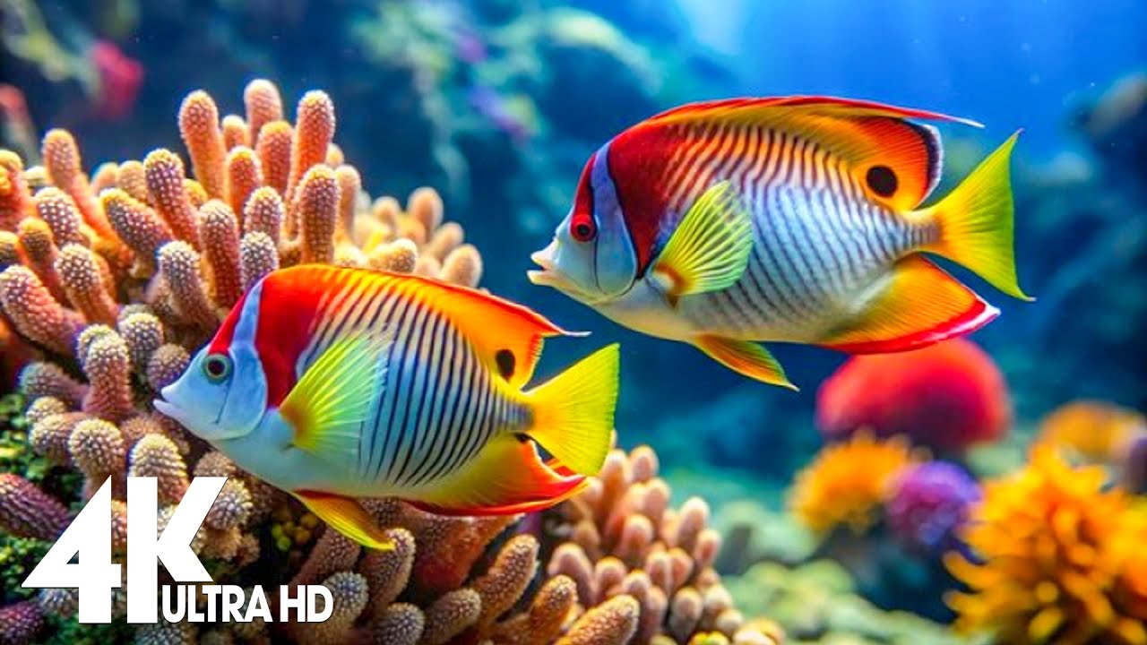 Marvel at Sea Animal in The Best 4K ULTRA HD Aquarium-Dive Into The Mesmerizing Underwater Realm