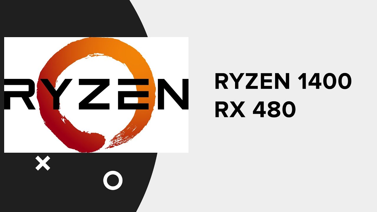 Ryzen 5 1400 + RX 480. Краткий тест в играх и бенчмарках.