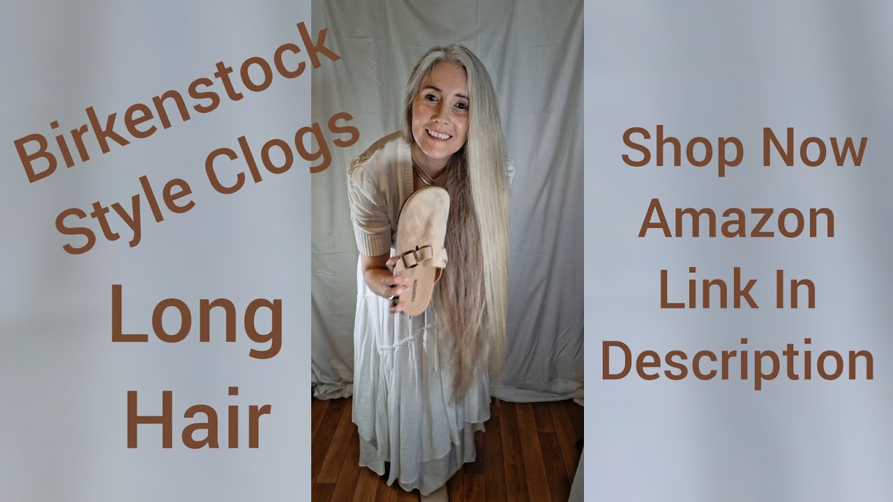 ❤️Birkenstock Style Clogs & Long Hair Read More & Order Yours From The Description 