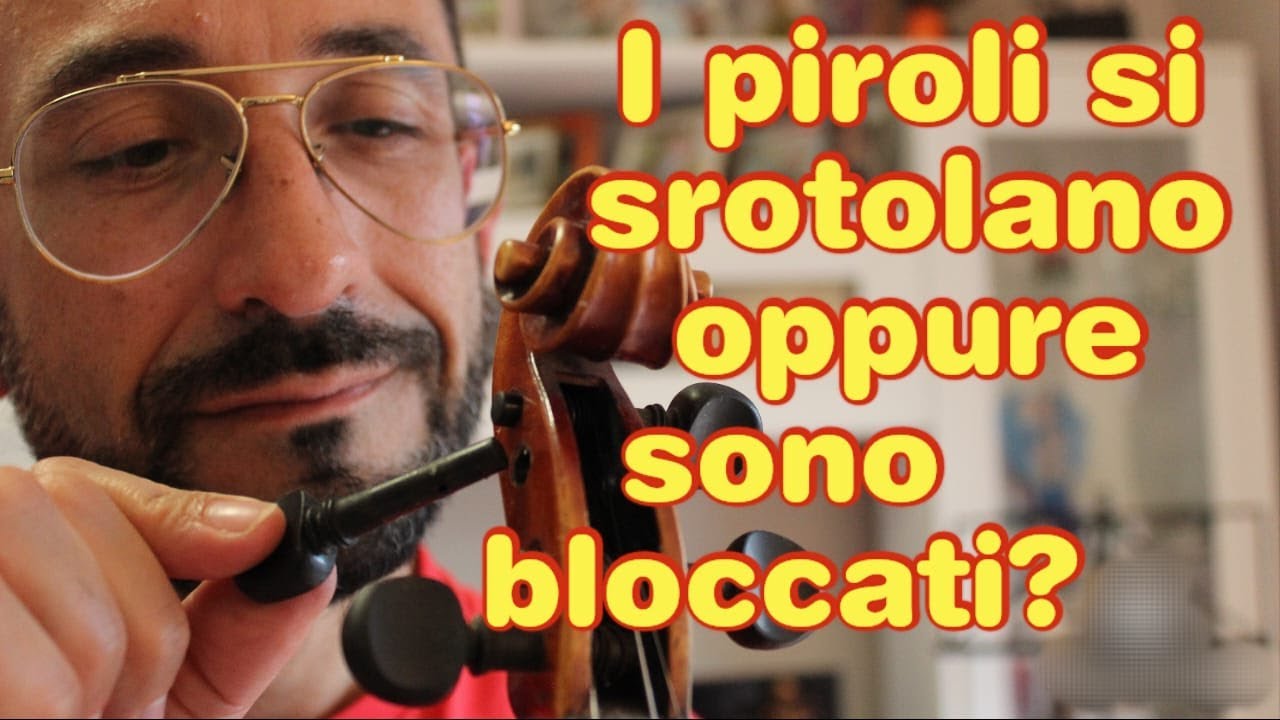 Ecco come risolvere il problema dei piroli del #violino che si srotolano oppure si bloccano.