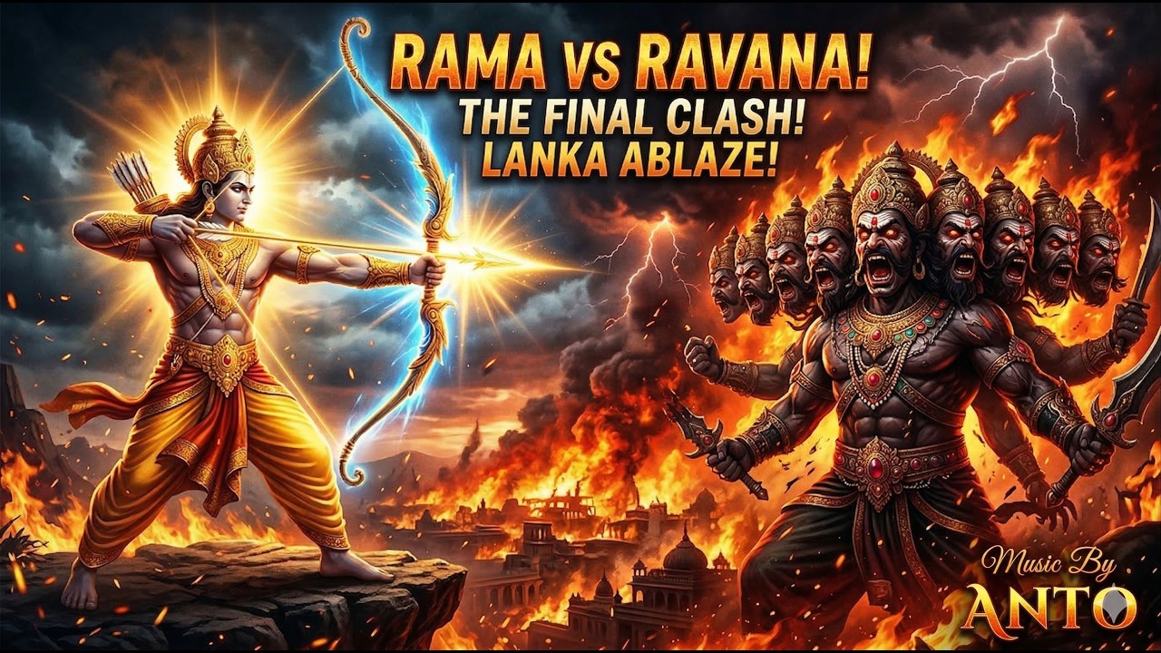 जब गूँजा रणभूमि में “जय श्री राम” 🚩 | Ram Ravan Yudh Bhajan | Mighty Namah Bhakti