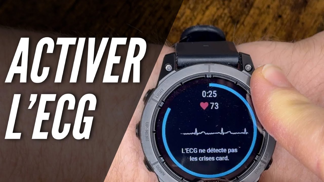 Garmin: activer l'ECG dans tous les pays, pour tous les modèles compatibles