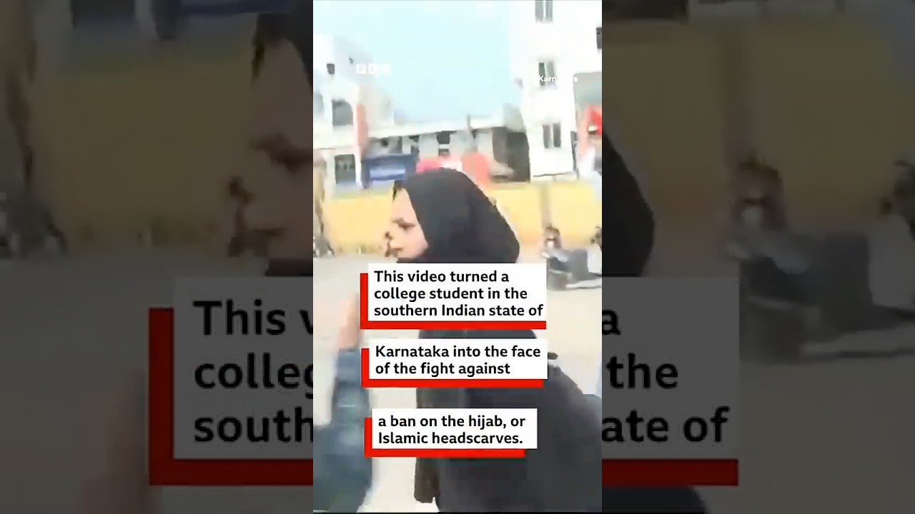 The viral face of Karnataka&rsquo;s Hijab row speaks after ban reversal | BBC News India