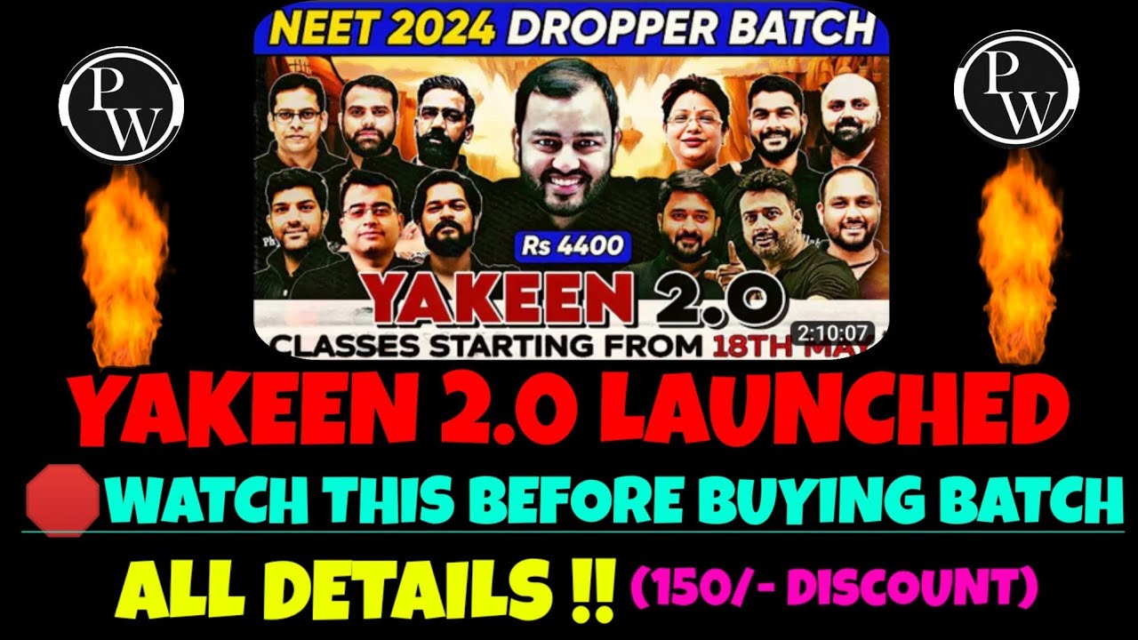 YAKEEN 2.0 2024 Launched🔥 Detailed Review of Batch new Features | Worth it or Not ? #pw