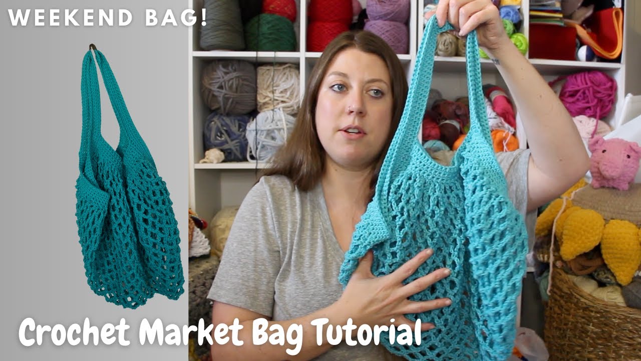 Market Bag Tutorial | Weekend Bag! | Crochet Day by Day