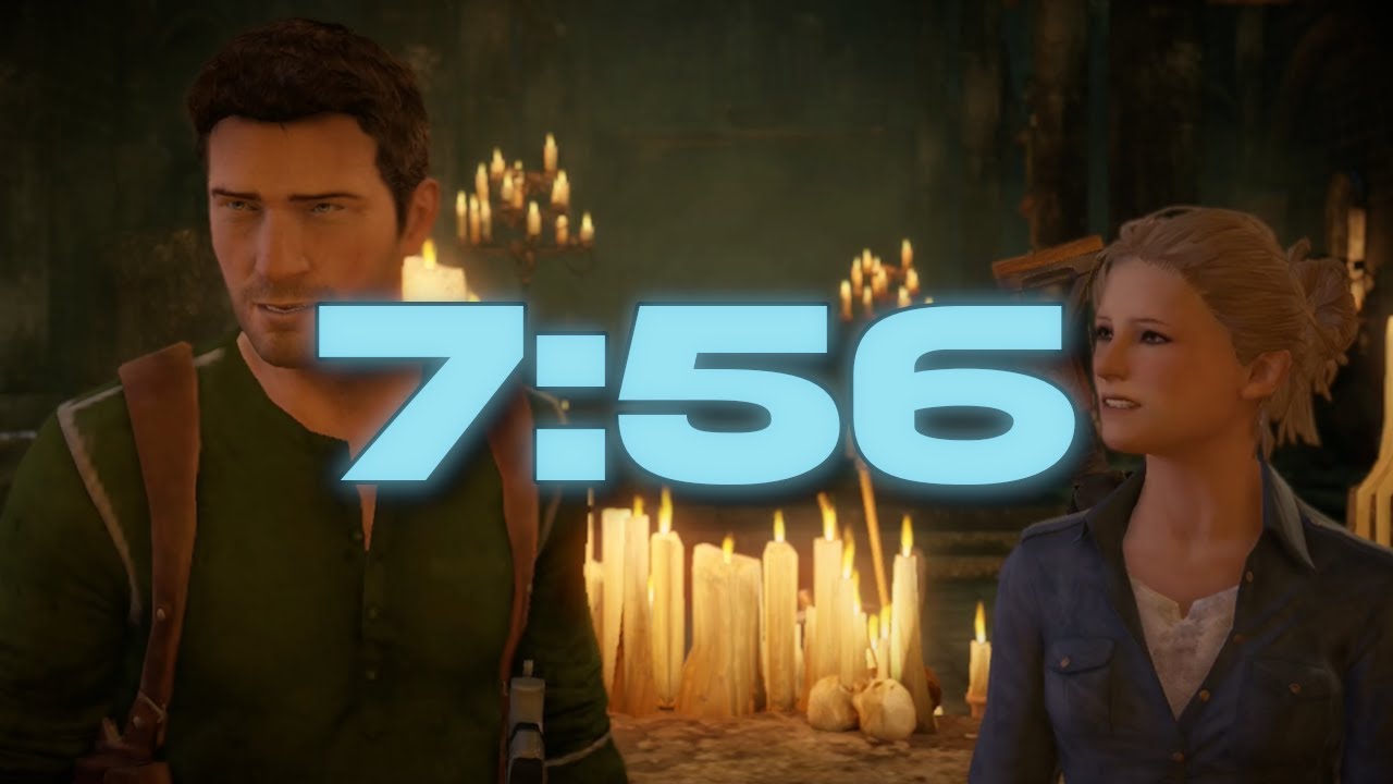 Uncharted 3 Co-Op Monastery Speedrun in 7:56 (WR)