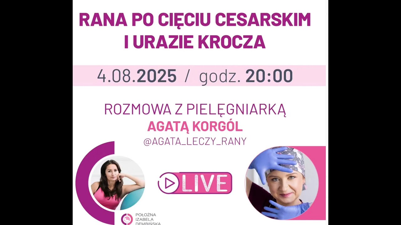 Rana po urazie krocza i cięciu cesarskim