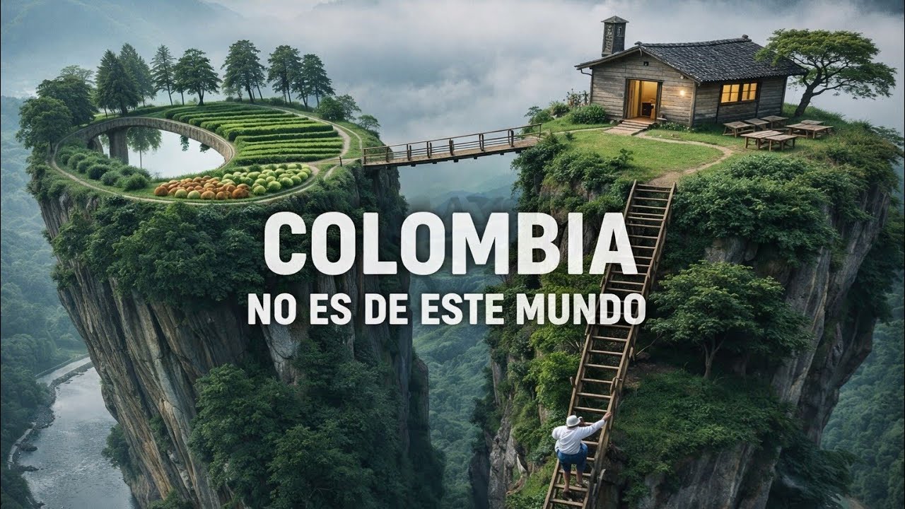 Estos LUGARES de COLOMBIA  NO PARECEN de ESTE PLANETA 🇨🇴