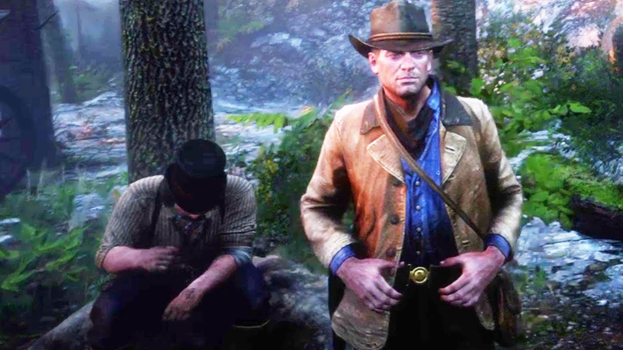RDR2 Поющие Артур и Пирсон (печаль Бивер-Холлоу) - Red Dead Redemption 2