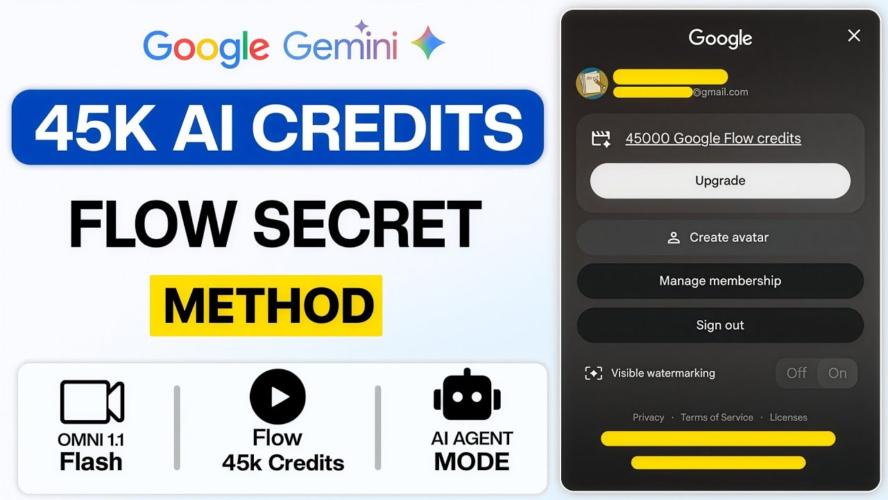 Get Google Flow 45000 Credits FREE Of Cost | Google Gemini 18 Months Offer Claim Process 2026