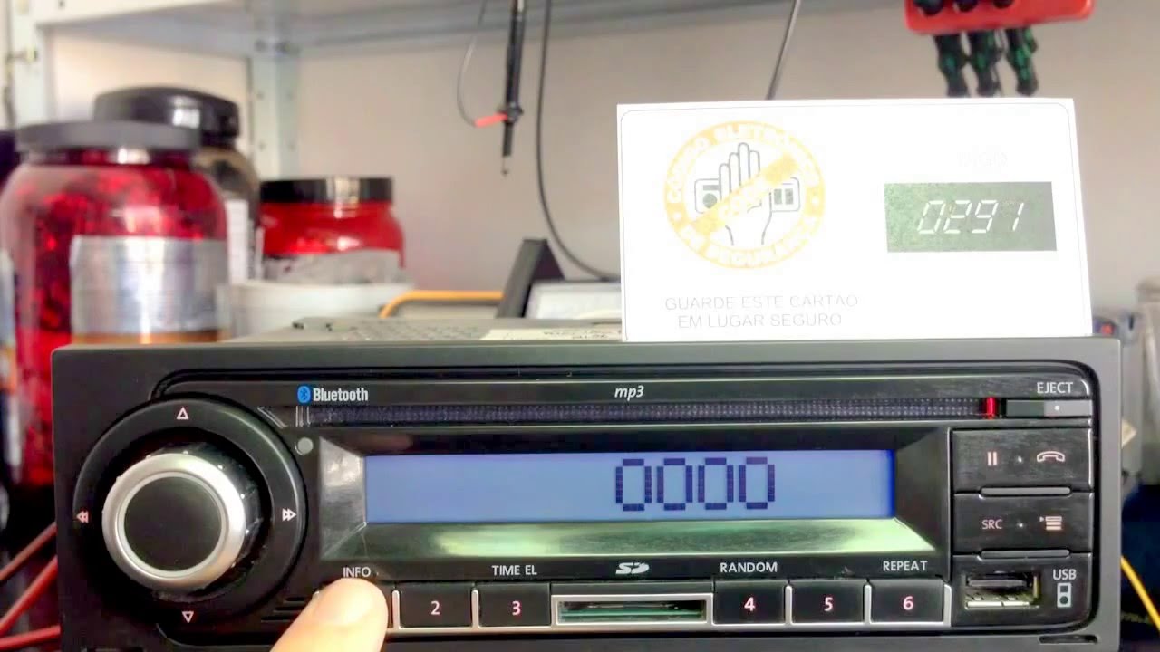 Como digitar c&oacute;digo SAFE em r&aacute;dios da volkswagen  How to insert code volkswagen radios