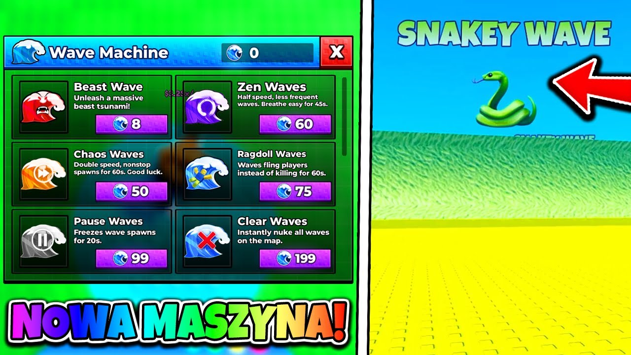 NOWA MASZYNA DO TWORZENIA TSUNAMI JUŻ JEST W ESCAPE TSUNAMI FOR BRAINROTS! Roblox