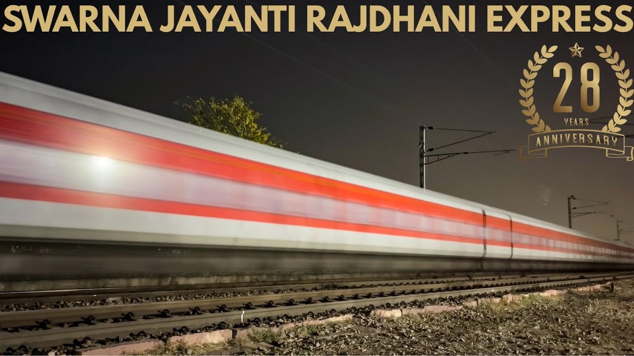 28 Years of Swarna Jayanti Rajdhani Express | Indian Railways