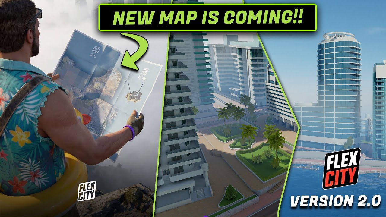 В обновлении Flex City 2.0 скоро появится новая большая карта! #flexcity #openworld