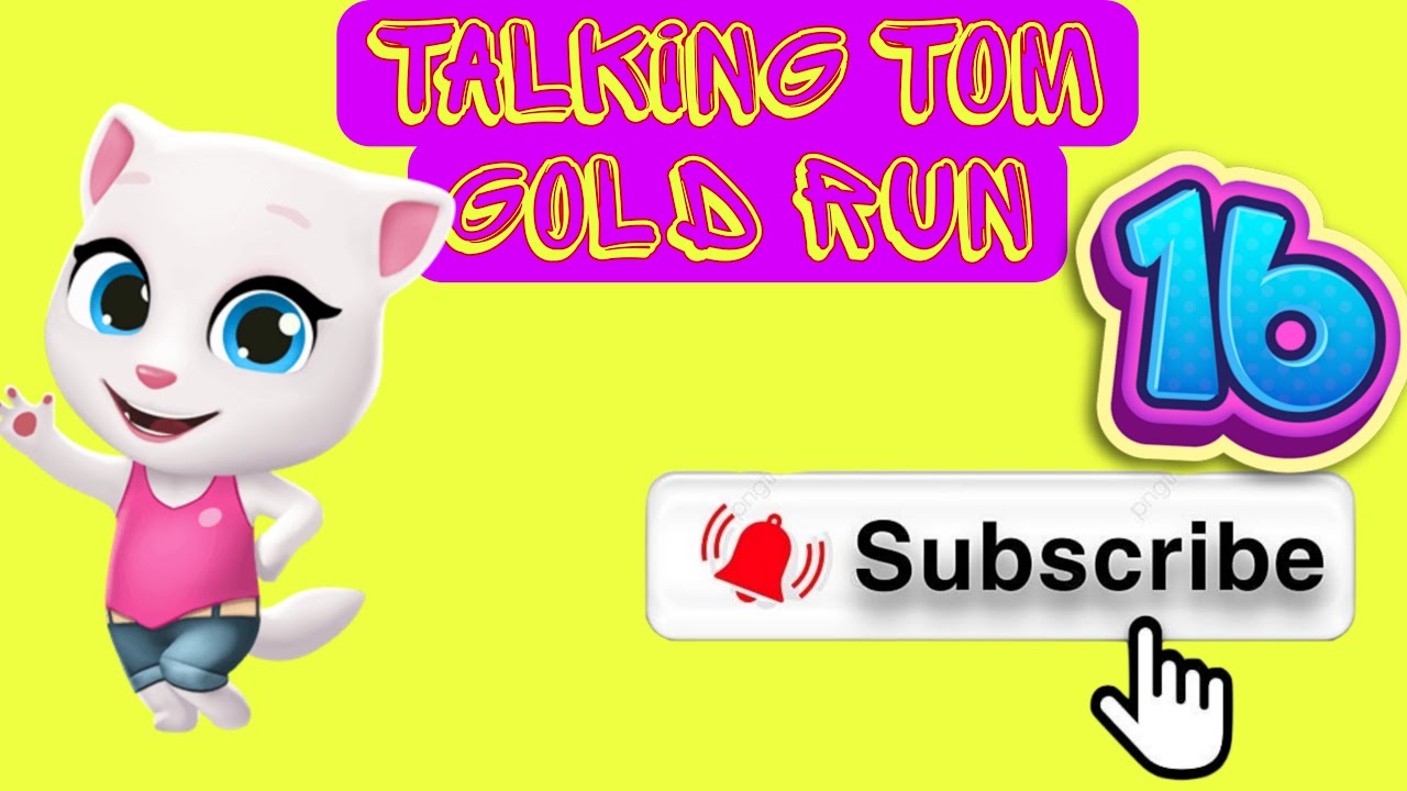 Talking Tom Gold Run - 3 x Govoryashiy Angela Gameplay Android and iOS